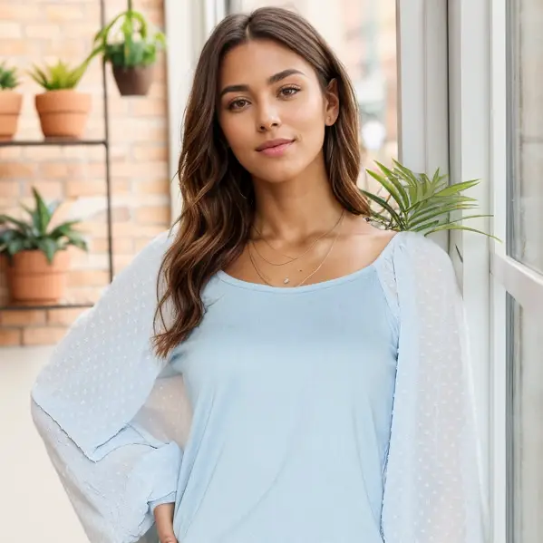 Long Sleeve Tops-Versatile multi Season Wear | FEATHERED LANE